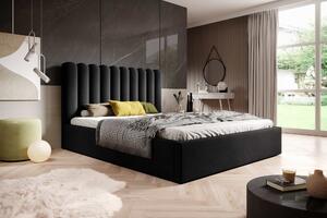 Postel MODEL 13 120x200 černá - MAGIC VELVET 2219