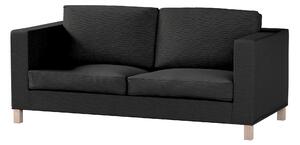 Potah na pohovku IKEA Karlanda rozkládací, krátký barva černá látka pletený vzor