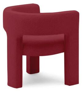 Vínové designové křeslo ALPAH B VELVET