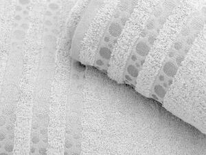 Bambusový ručník DOTS bílý
