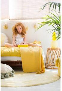 Bavlnená girlanda Pom Pom Tie-Dye Yellow 170 cm