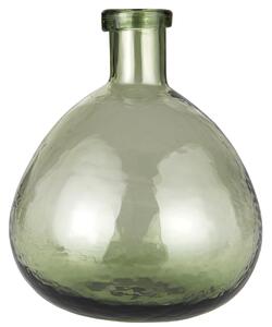 Skleněná váza Balloon Green Glass 24 cm