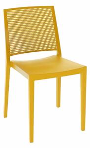 ROJAPLAST Zahradní židle - GRID, plastová Barva: žlutá