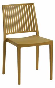 ROJAPLAST Zahradní židle - BARS, plastová Barva: olivová