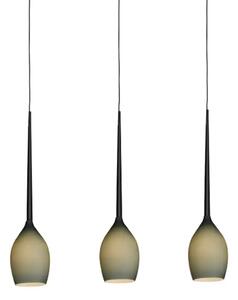 Retro lustr Izza 3 Olive
