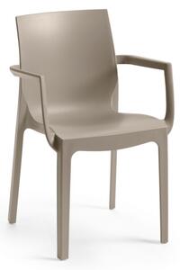 ROJAPLAST Zahradní židle - EMMA ARMCHAIR, plastová Barva: petrolejová