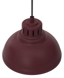 Lustr na lanku SVEN 4xE27/15W/230V burgundy
