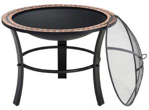 DB Garden Zahradní ohniště Watson 76 cm černé