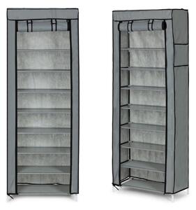 MODERNHOME Textilní botník GARDEROBE 58x28x161 cm šedý