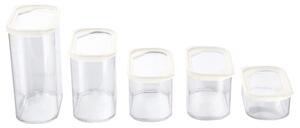 Silvercrest® Sada potravinových dóz (Sada 4 velikostí/bílá) (100399645001)