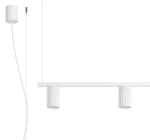 Sollux SL.2711 - Lustr na lanku KARBON 4xGU10/10W/230V bílá