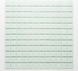 Skleněná mozaika bílá 23x23mm