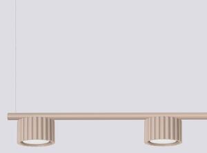Sollux SL.2702 - Lustr na lanku AURA 4xGX53/10W/230V taupe