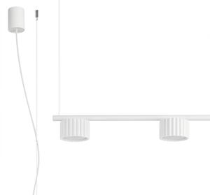 Sollux SL.2695 - Lustr na lanku AURA 4xGX53/10W/230V bílá