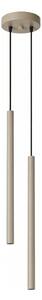 Sollux SL.2118 - Lustr na lanku PASTELO 2xG9/8W/230V taupe