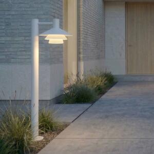 Lucande LED osvětlení cesty Montaro, 100 cm, bílé, Bílá / opál, Hliník, Moderní