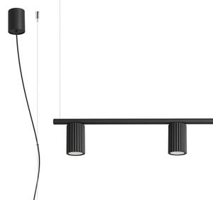 Sollux SL.2712 - Lustr na lanku KARBON 4xGU10/10W/230V černá