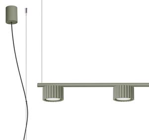 Sollux SL.2698 - Lustr na lanku AURA 4xGX53/10W/230V zelená