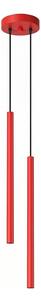 Sollux SL.2142 - Lustr na lanku PASTELO 2xG9/8W/230V červená