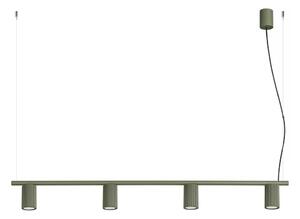 Sollux SL.2714 - Lustr na lanku KARBON 4xGU10/10W/230V zelená
