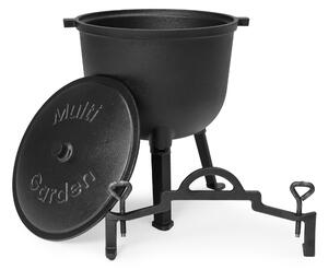 MultiGarden Litinový kotlík SUMO 10 l černý