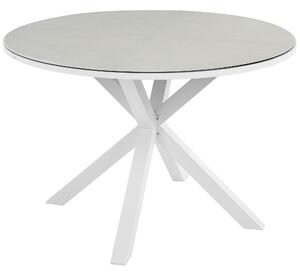 Zahradní jídelní stůl MALETTO 120 cm 120 cm Sklo Taupe