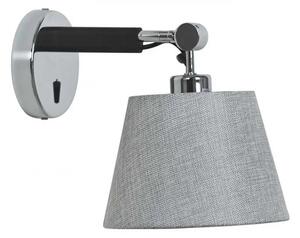 Designové nástěnné svítidlo Zyta Xs šedé – Šedá