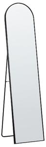 Stojací zrcadlo BAGNOLET 150 cm Kov Černá