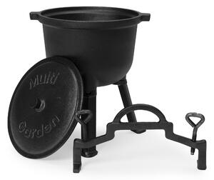 MultiGarden Litinový kotlík SUMO 5 l černý