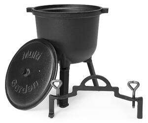 MultiGarden Litinový kotlík SUMO 8 l černý