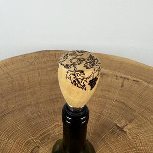 Dřevěná zátka na víno Iza, javor