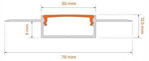 SADA 1x LED RGBW Pásek NEO LITE LED/24W/230V 5 m IP65 Wi-Fi + 5x profil 1 m + DO