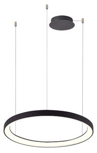 Moderní LED lustr Agnes 48 stmívatelné černé – Černá