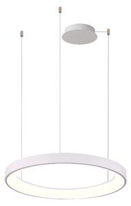 Moderní LED lustr Agnes 78 stmívatelné bílé – Bílá