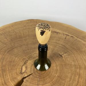 Dřevěná zátka na víno Barnie, javor