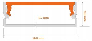 SADA 1x LED RGBW Pásek DIGITAL LED/16,5W/230V 5 m + 5x vestavný profil 1 m + DO