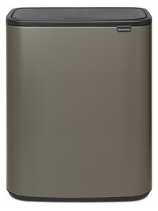 Brabantia odpadkový koš Bo Touch Bin - 2 x30L,platinová