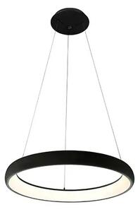 Designový LED lustr Antonio 41 Cct černá+ dálkové ovládání – 41 x 120 cm