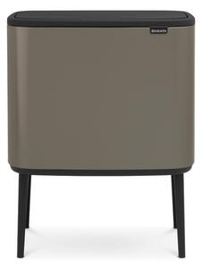 Brabantia odpadkový koš Bo Touch Bin - 3 x 11 L, platinová