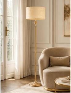 Brilagi - Stojací lampa SAPHIRE 1xE27/15W/230V krémová/zlatá/patina