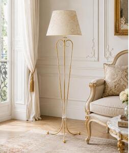 Brilagi - Stojací lampa SONIA 1xE27/15W/230V krémová/patina