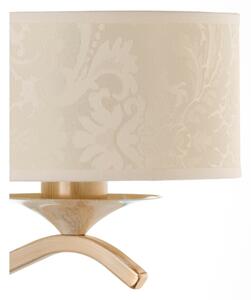 Brilagi - Nástěnná lampa SAPHIRE 1xE27/15W/230V krémová/zlatá/patina