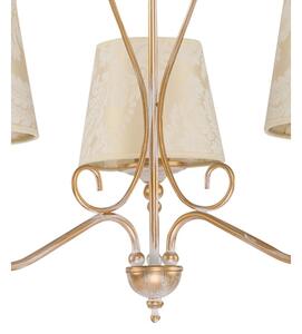 Brilagi - Lustr na řetězu SONIA 3xE27/15W/230V pr. 64 cm krémová/patina