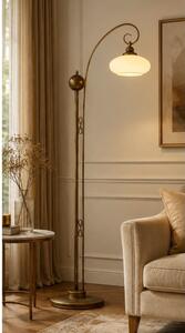 Brilagi - Stojací lampa MOLLERO 1xE27/15W/230V bronz/patina
