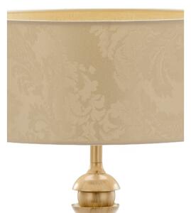 Brilagi - Stolní lampa SAPHIRE 1xE27/15W/230V krémová/zlatá/patina