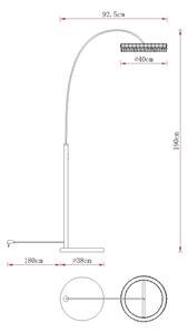 Globo 67387S - LED Stmívatelná Stojací lampa LAUREL LED/35W/230V 3000/4000/6000K