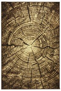 Makro Abra Kusový koberec Gold 267/12 kmen stromu hnědý Rozměr: 140x200 cm