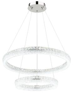 Globo 67387-72 - LED Stmívatelný lustr na lanku LAUREL 72W/230V čirá+DO