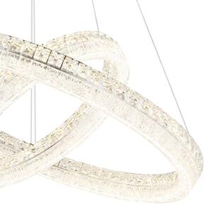 Globo 67387-72 - LED Stmívatelný lustr na lanku LAUREL 72W/230V čirá+DO
