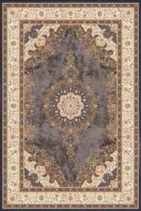 Makro Abra Kusový koberec pratelný VICTORIA 36440 Klasický pogumovaný krémový šedý Rozměr: 80x150 cm
